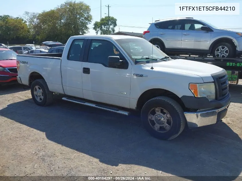 2012 Ford F-150 Xl VIN: 1FTFX1ET5CFB44210 Lot: 40184297