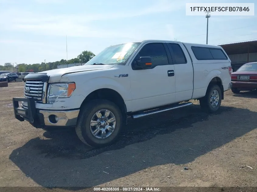 1FTFX1EF5CFB07846 2012 Ford F-150 Xlt