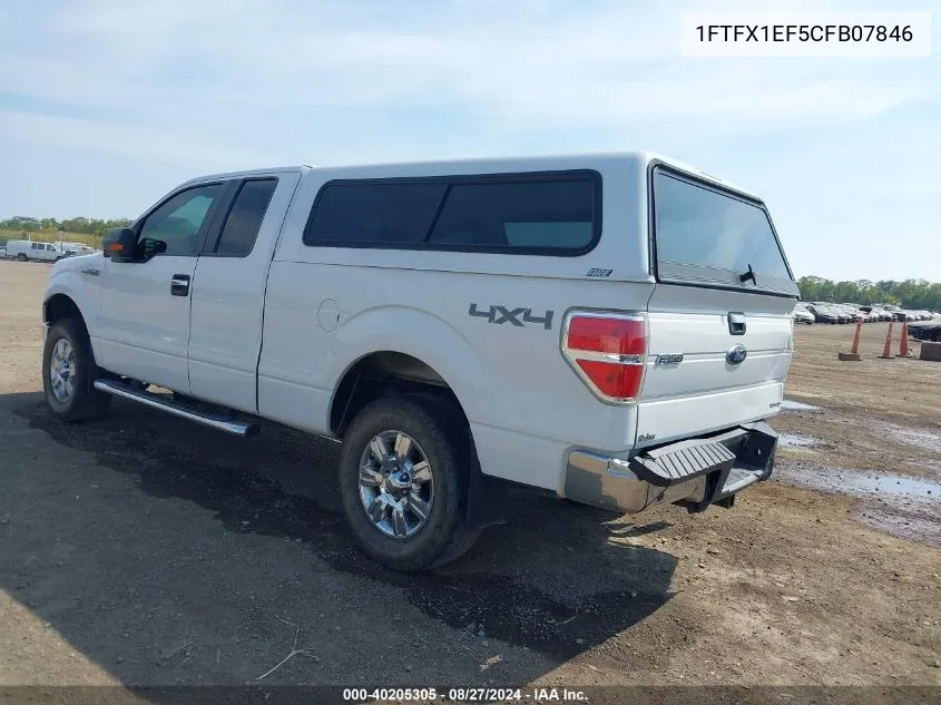 1FTFX1EF5CFB07846 2012 Ford F-150 Xlt