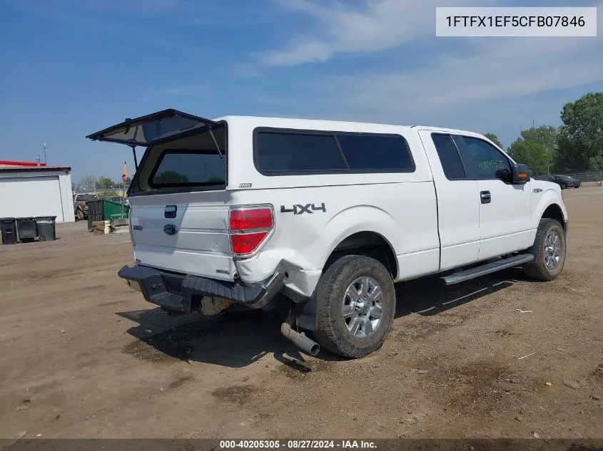 2012 Ford F-150 Xlt VIN: 1FTFX1EF5CFB07846 Lot: 40205305