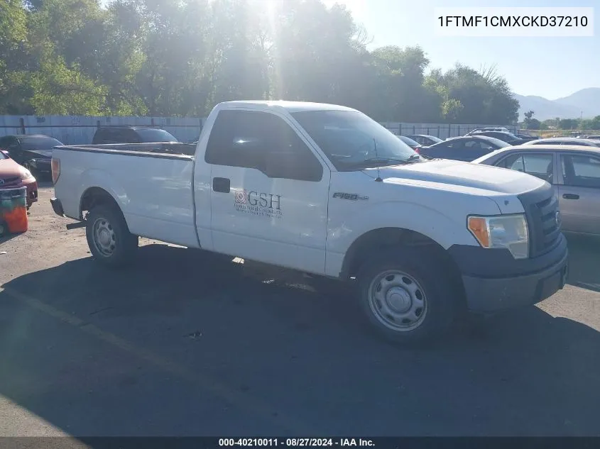 1FTMF1CMXCKD37210 2012 Ford F-150 Xl