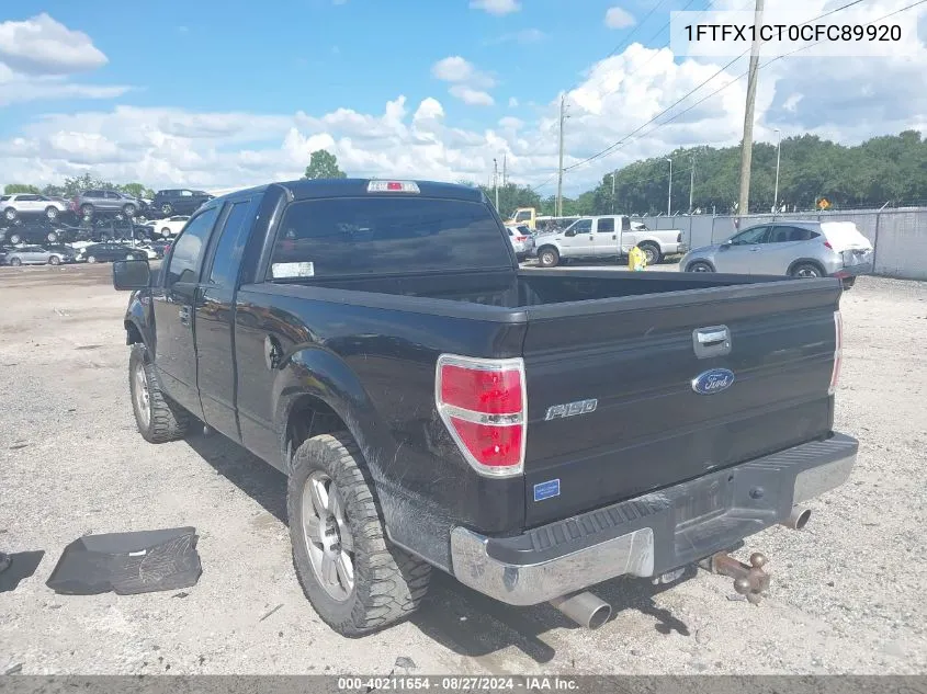 1FTFX1CT0CFC89920 2012 Ford F-150 Xlt