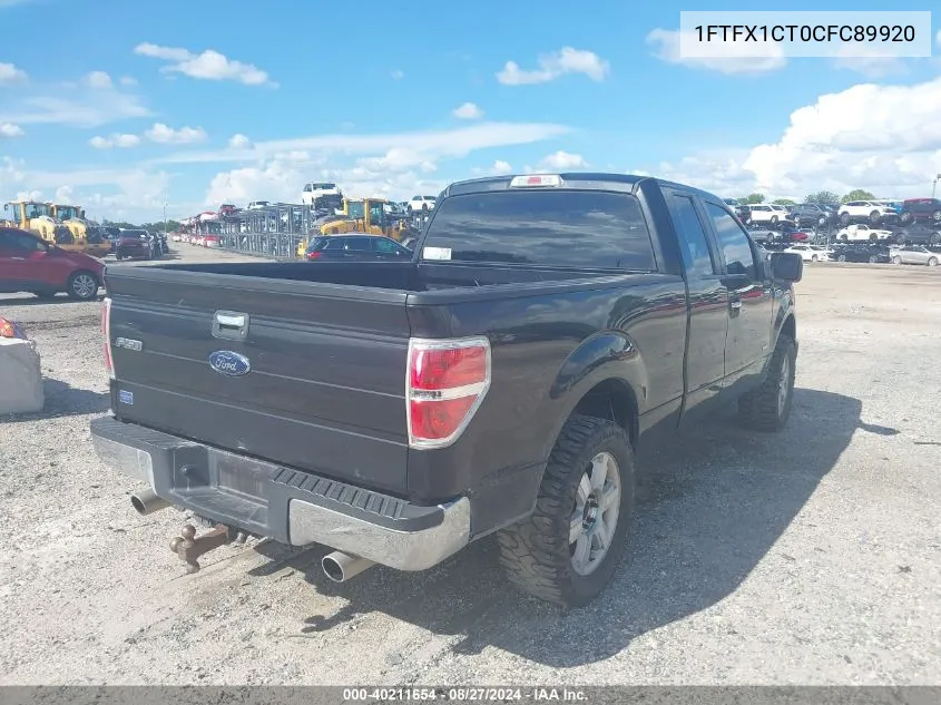 1FTFX1CT0CFC89920 2012 Ford F-150 Xlt