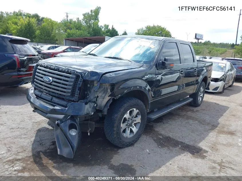 1FTFW1EF6CFC56141 2012 Ford F-150 Fx4