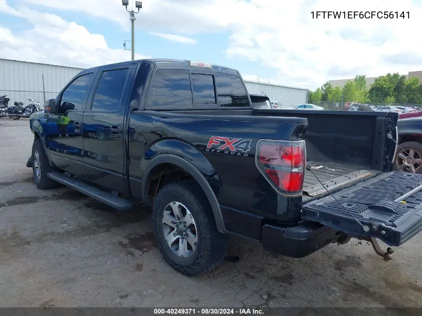 1FTFW1EF6CFC56141 2012 Ford F-150 Fx4