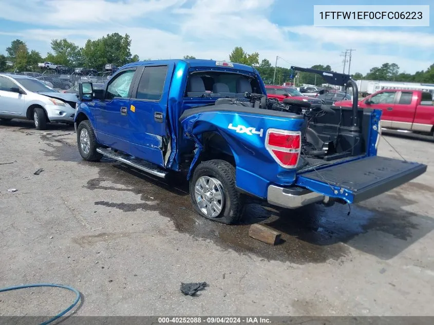 1FTFW1EF0CFC06223 2012 Ford F-150 Xlt