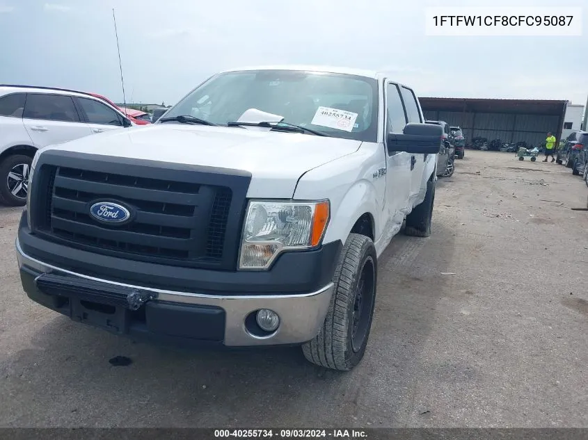 2012 Ford F-150 Xl VIN: 1FTFW1CF8CFC95087 Lot: 40255734