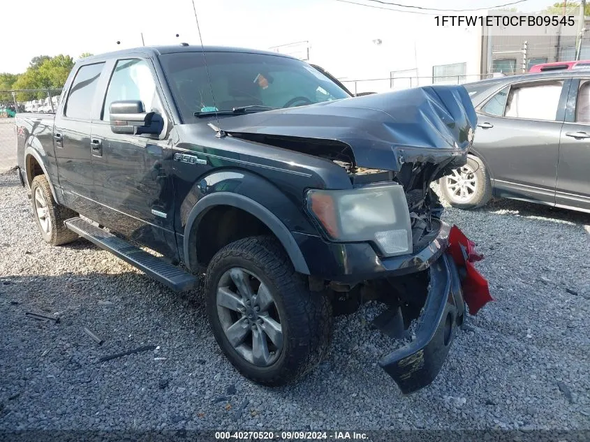 2012 Ford F-150 Fx4 VIN: 1FTFW1ET0CFB09545 Lot: 40270520