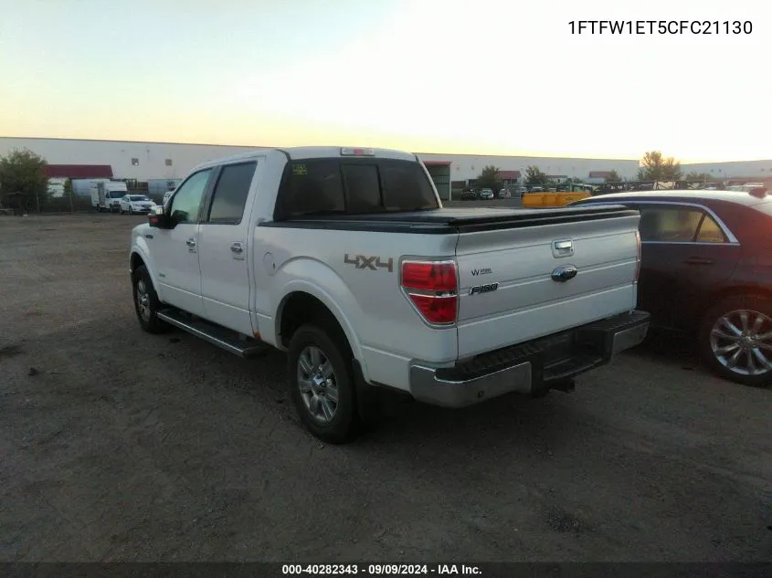 2012 Ford F-150 Lariat VIN: 1FTFW1ET5CFC21130 Lot: 40282343