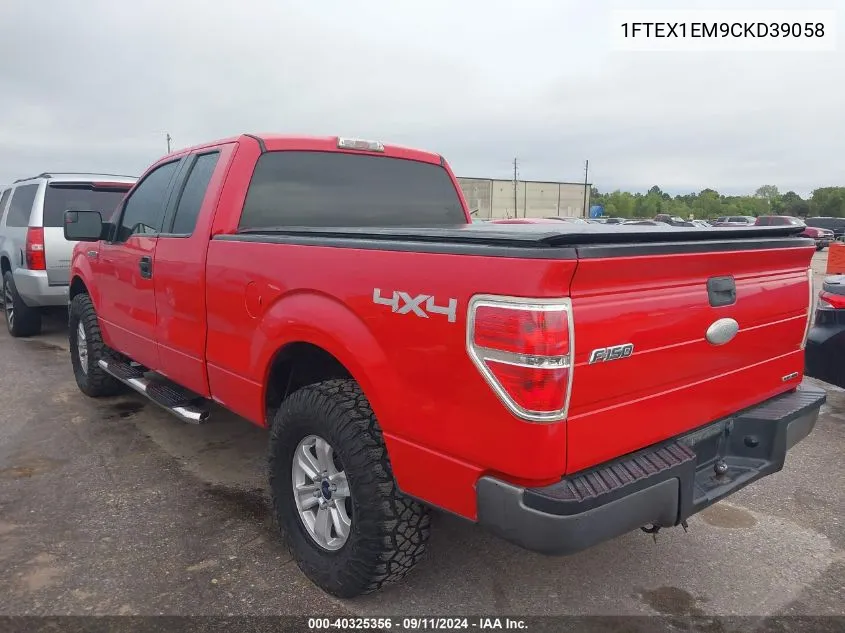 1FTEX1EM9CKD39058 2012 Ford F-150 Xl/Stx/Xlt