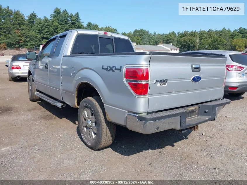 2012 Ford F-150 Xlt VIN: 1FTFX1ET1CFA79629 Lot: 40330902