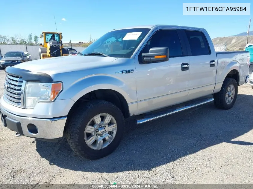 2012 Ford F-150 Xlt VIN: 1FTFW1EF6CFA95984 Lot: 40335684