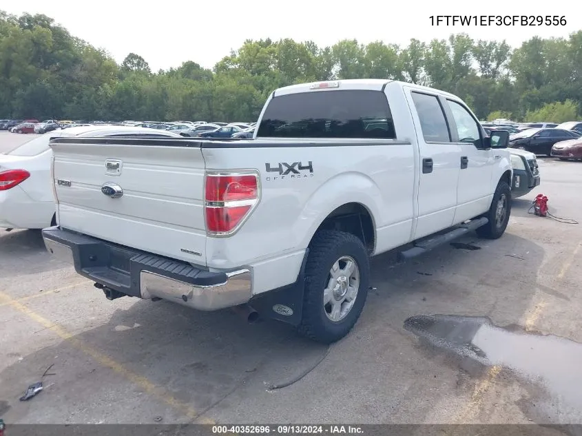 2012 Ford F-150 Xlt VIN: 1FTFW1EF3CFB29556 Lot: 40352696