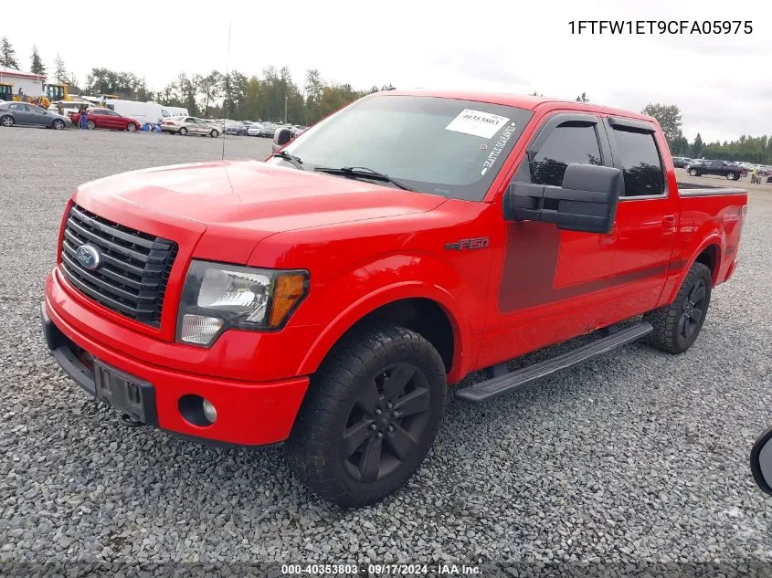 2012 Ford F-150 Fx4 VIN: 1FTFW1ET9CFA05975 Lot: 40353803