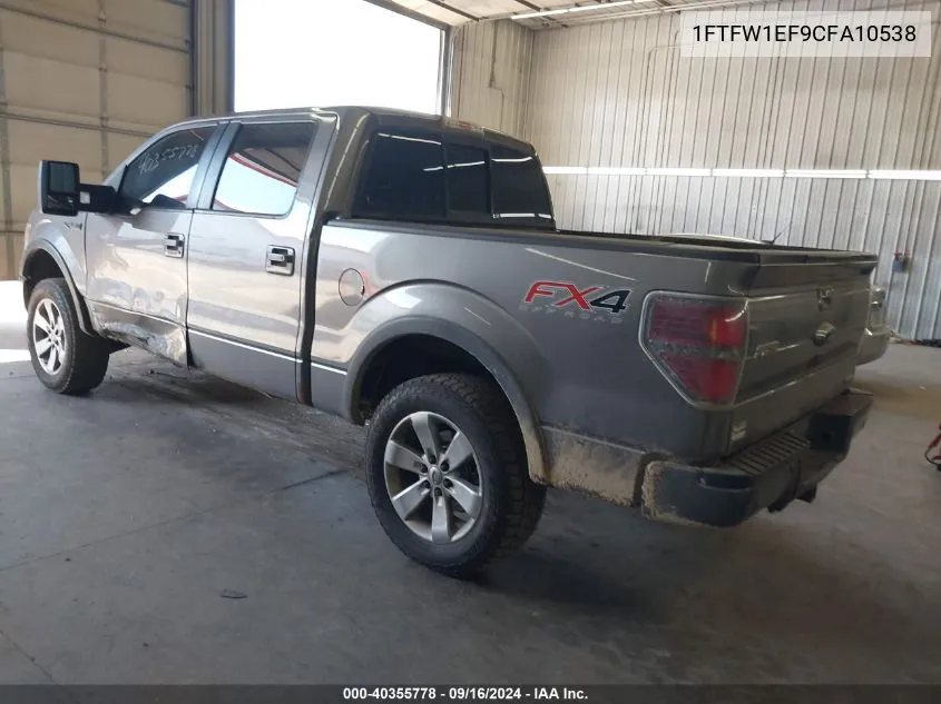 1FTFW1EF9CFA10538 2012 Ford F-150 Fx4