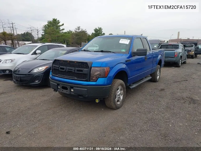 2012 Ford F-150 Xlt VIN: 1FTEX1EM2CFA15720 Lot: 40371131