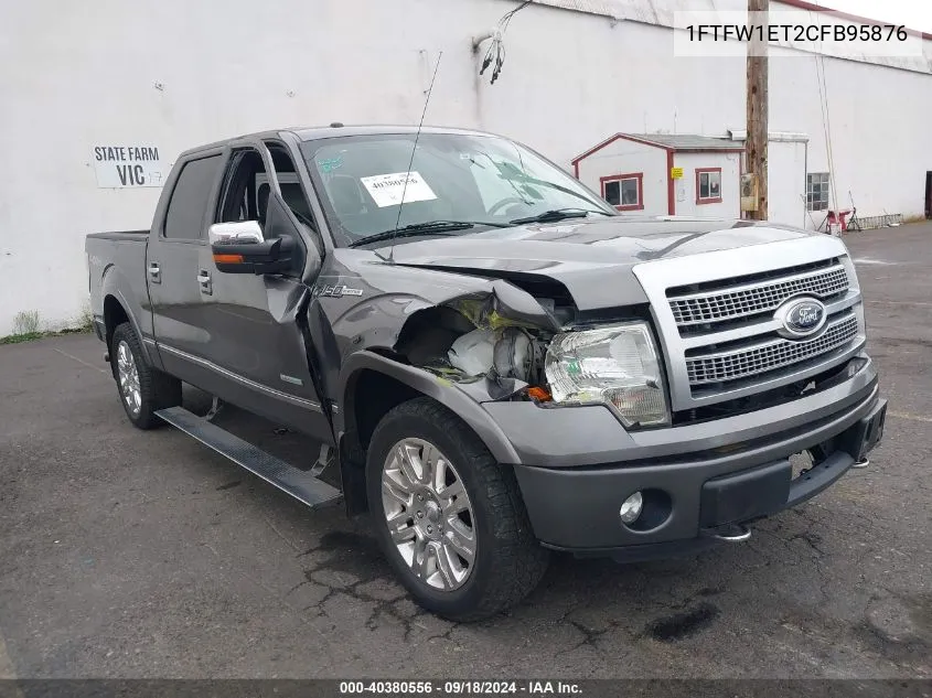 2012 Ford F-150 Platinum VIN: 1FTFW1ET2CFB95876 Lot: 40380556