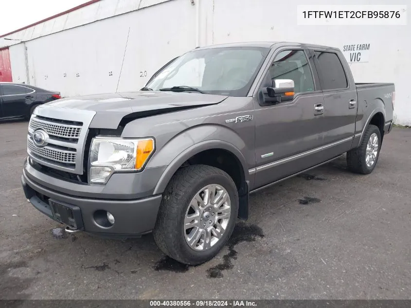 1FTFW1ET2CFB95876 2012 Ford F-150 Platinum