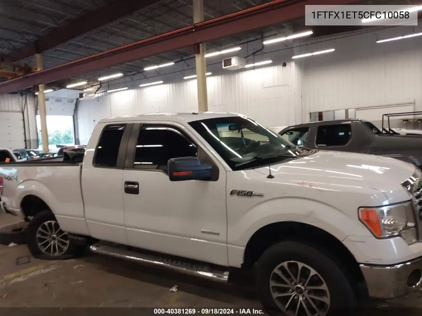 2012 Ford F-150 Xlt VIN: 1FTFX1ET5CFC10058 Lot: 40381269