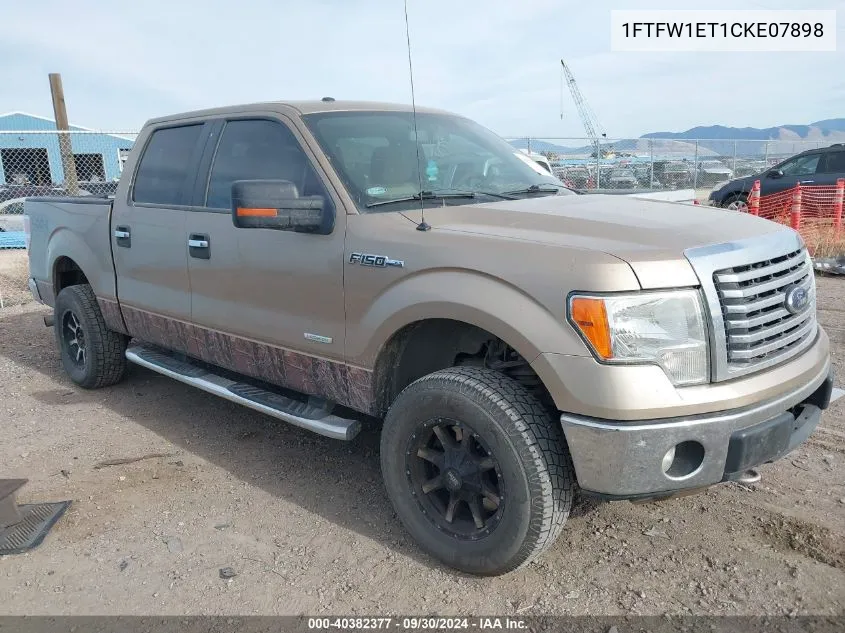 2012 Ford F-150 Xlt VIN: 1FTFW1ET1CKE07898 Lot: 40382377