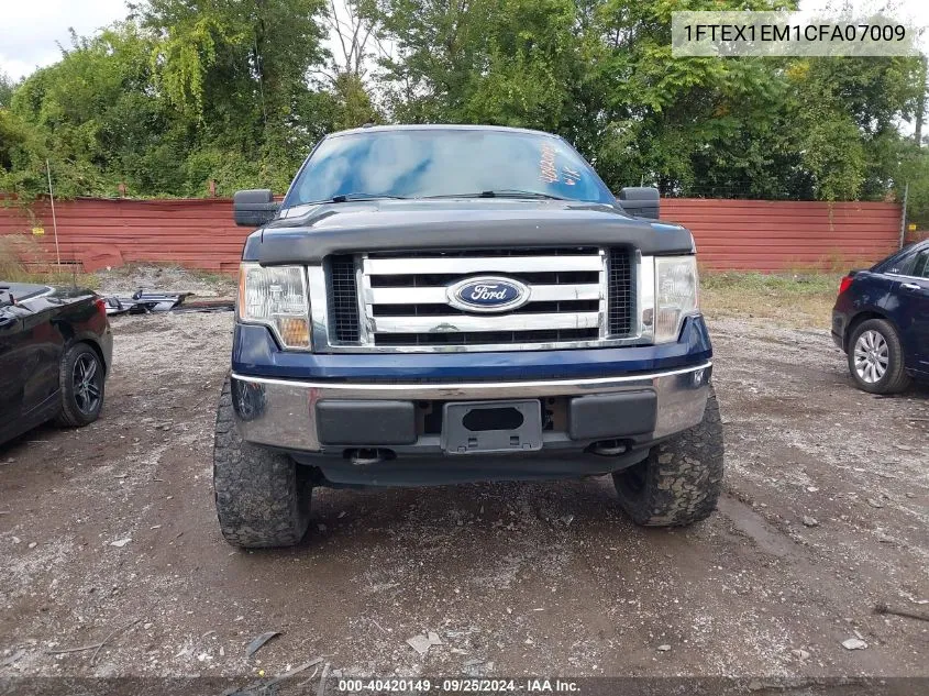 1FTEX1EM1CFA07009 2012 Ford F-150 Xlt