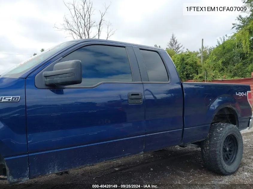 1FTEX1EM1CFA07009 2012 Ford F-150 Xlt