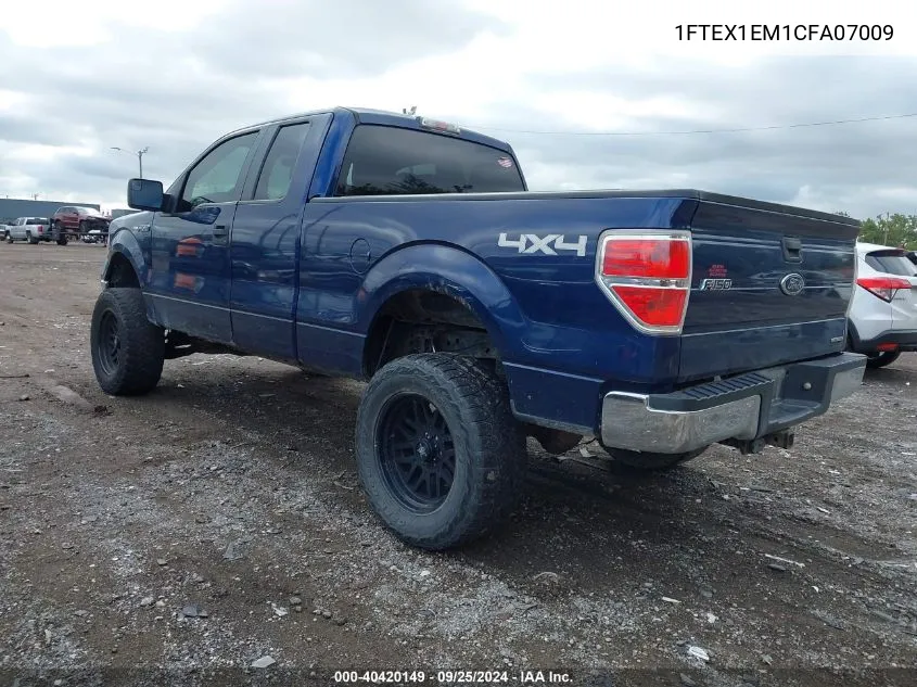 1FTEX1EM1CFA07009 2012 Ford F-150 Xlt