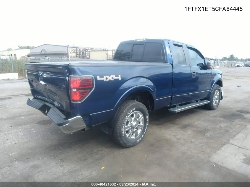 1FTFX1ET5CFA84445 2012 Ford F-150 Lariat