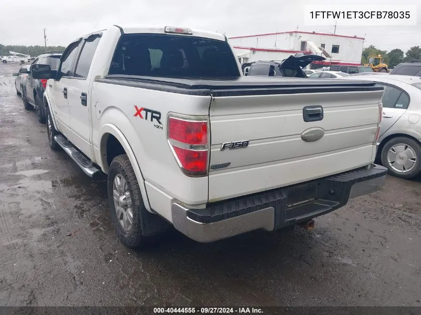 1FTFW1ET3CFB78035 2012 Ford F-150 Xlt