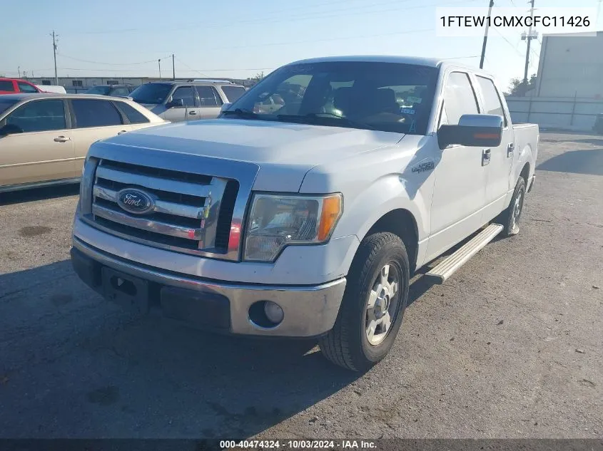 1FTEW1CMXCFC11426 2012 Ford F-150 Xlt