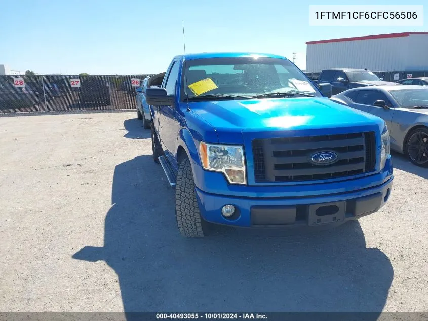 2012 Ford F-150 Stx VIN: 1FTMF1CF6CFC56506 Lot: 40493055