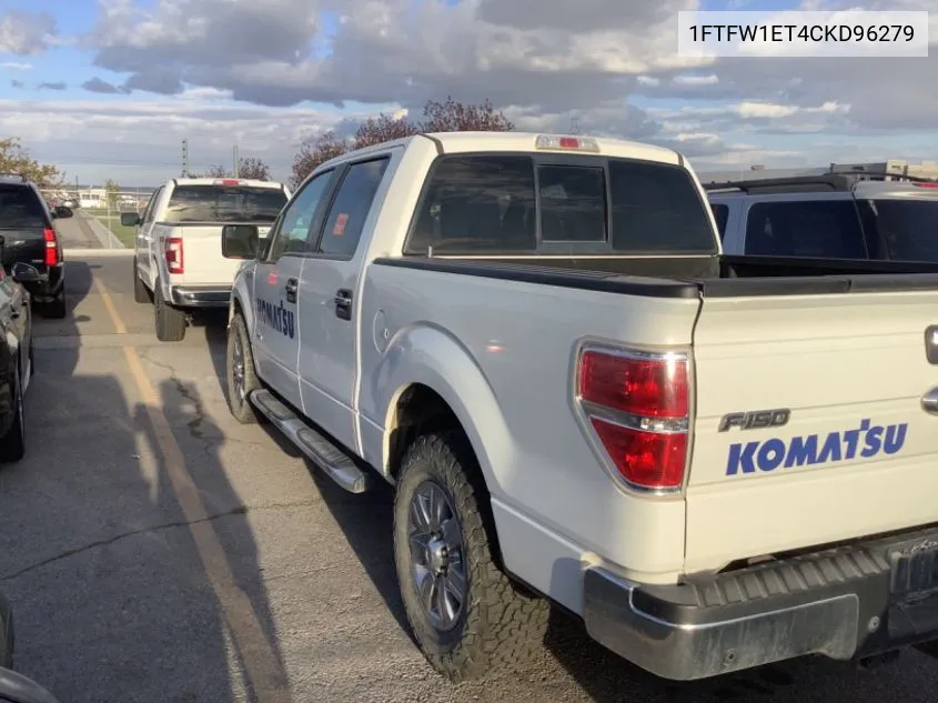 2012 Ford F-150 Xlt VIN: 1FTFW1ET4CKD96279 Lot: 40527743