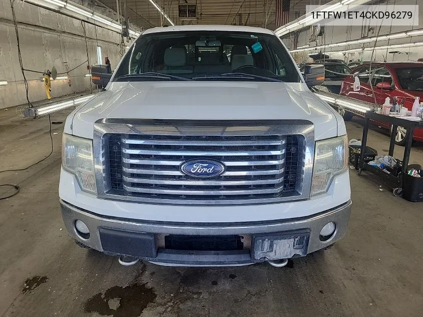 1FTFW1ET4CKD96279 2012 Ford F-150 Xlt