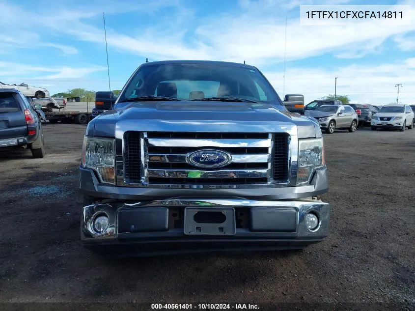 2012 Ford F-150 Xlt VIN: 1FTFX1CFXCFA14811 Lot: 40561401