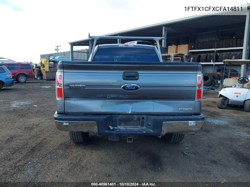 2012 Ford F-150 Xlt VIN: 1FTFX1CFXCFA14811 Lot: 40561401