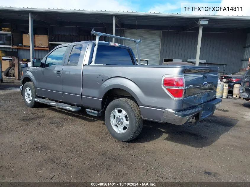 2012 Ford F-150 Xlt VIN: 1FTFX1CFXCFA14811 Lot: 40561401