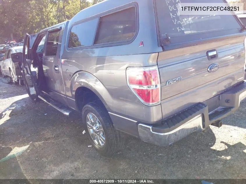 1FTFW1CF2CFC48251 2012 Ford F-150 Xlt