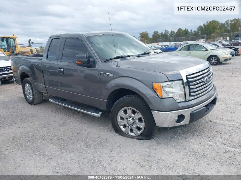 2012 Ford F-150 Xlt VIN: 1FTEX1CM2CFC02457 Lot: 40752379