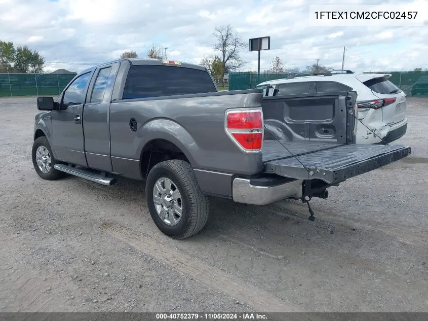 2012 Ford F-150 Xlt VIN: 1FTEX1CM2CFC02457 Lot: 40752379