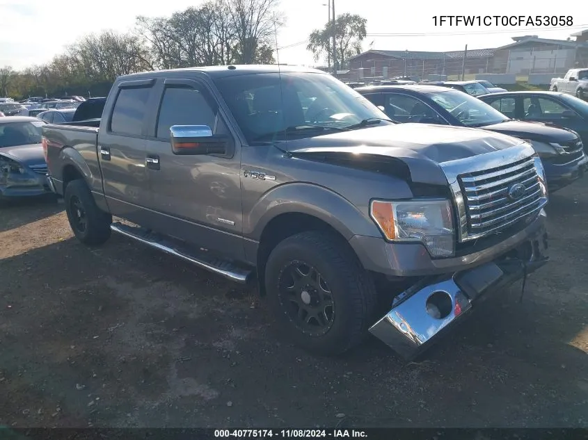 2012 Ford F-150 Xlt VIN: 1FTFW1CT0CFA53058 Lot: 40775174