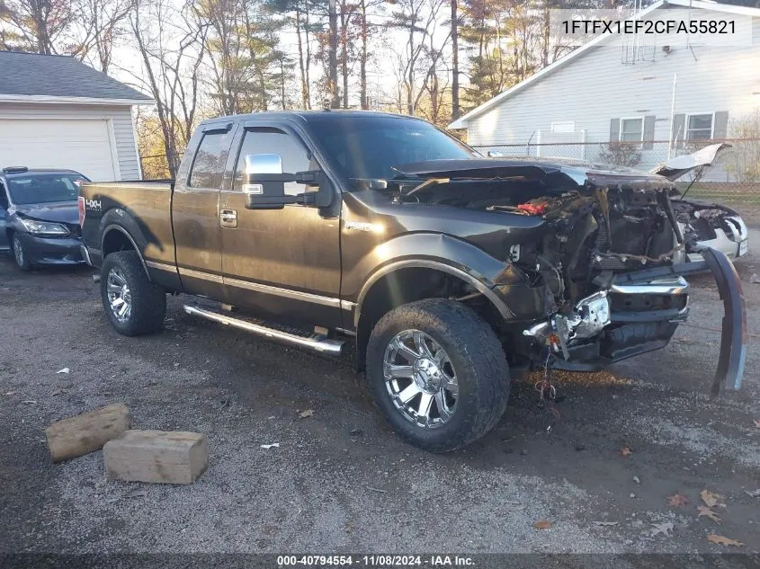 2012 Ford F-150 Xlt VIN: 1FTFX1EF2CFA55821 Lot: 40794554