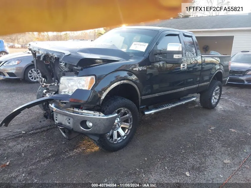 2012 Ford F-150 Xlt VIN: 1FTFX1EF2CFA55821 Lot: 40794554