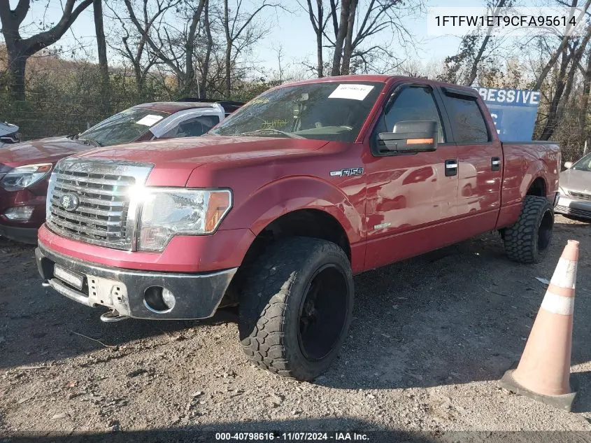 2012 Ford F-150 Xlt VIN: 1FTFW1ET9CFA95614 Lot: 40798616