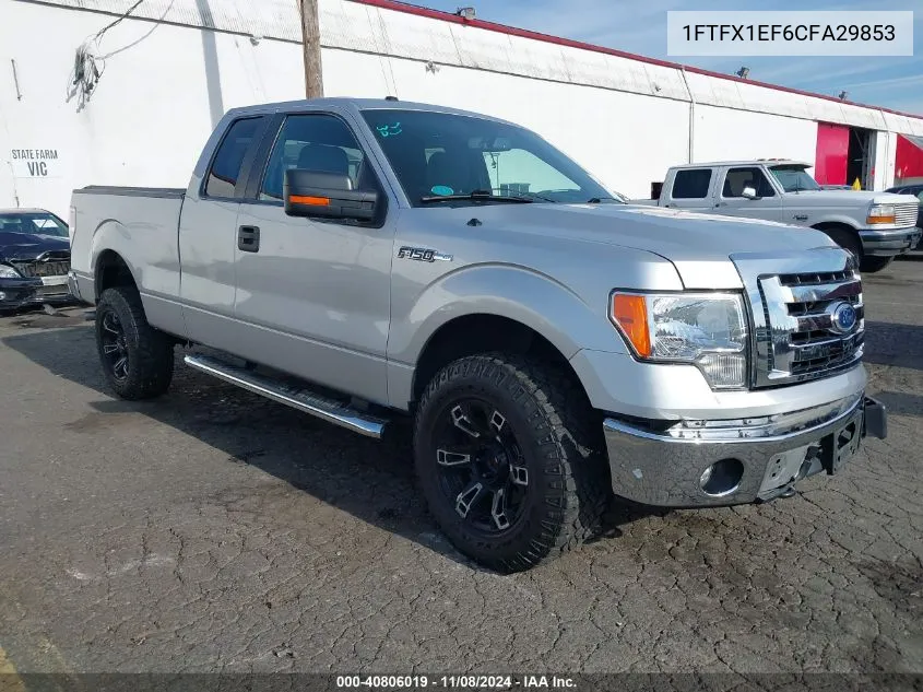 2012 Ford F-150 Xlt VIN: 1FTFX1EF6CFA29853 Lot: 40806019