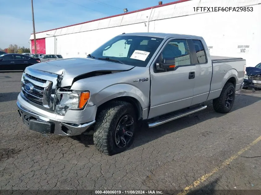 2012 Ford F-150 Xlt VIN: 1FTFX1EF6CFA29853 Lot: 40806019