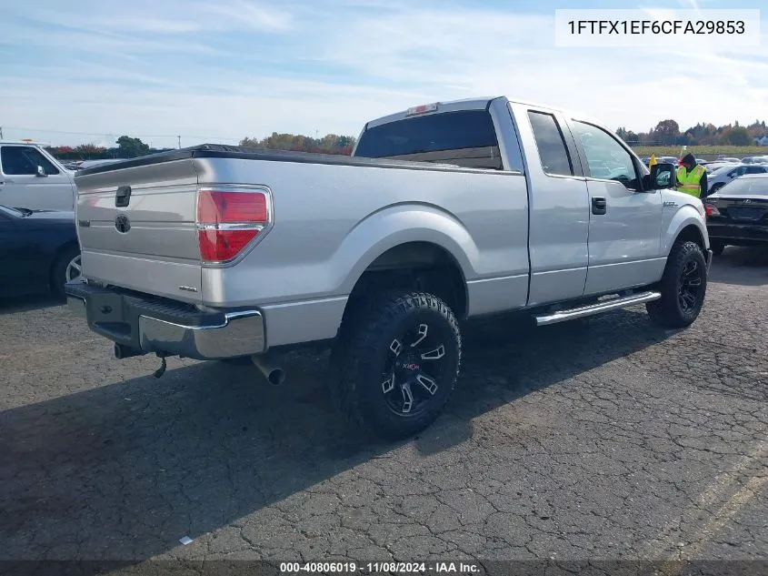 2012 Ford F-150 Xlt VIN: 1FTFX1EF6CFA29853 Lot: 40806019