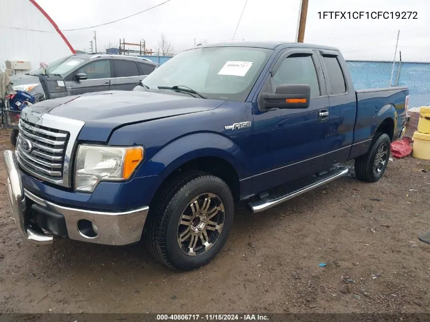 2012 Ford F-150 Xlt VIN: 1FTFX1CF1CFC19272 Lot: 40806717