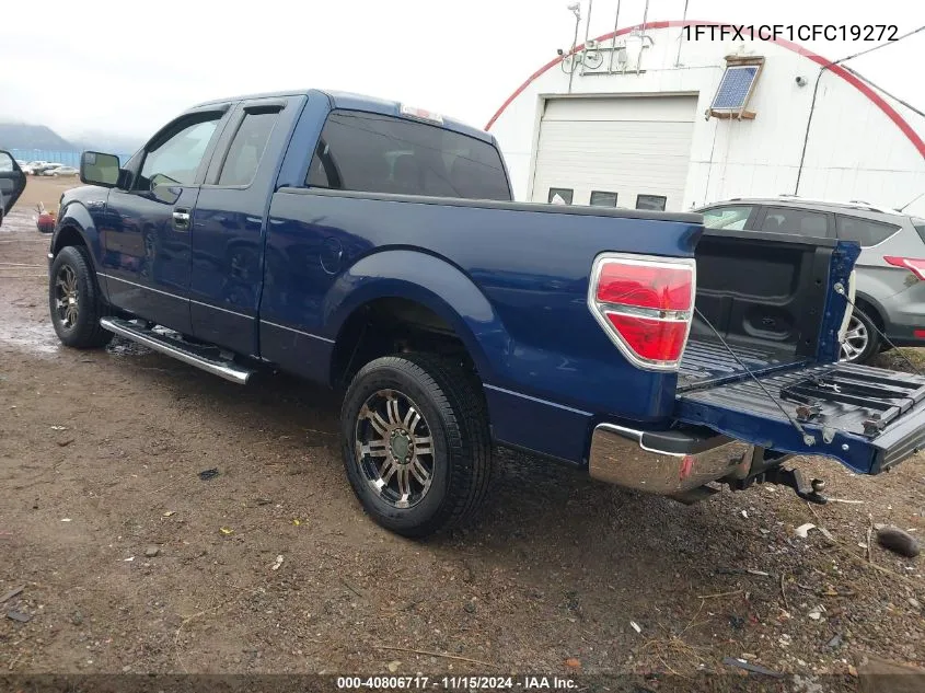 2012 Ford F-150 Xlt VIN: 1FTFX1CF1CFC19272 Lot: 40806717