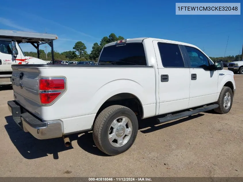 2012 Ford F-150 Xlt VIN: 1FTEW1CM3CKE32048 Lot: 40818046