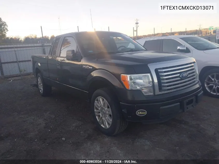 2012 Ford F-150 Stx VIN: 1FTEX1CMXCKD13071 Lot: 40903034